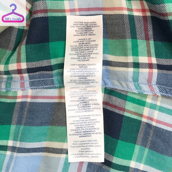 CHAPS SOFT COTTON BUTTON UP SHIRT - Picture 11 of 13